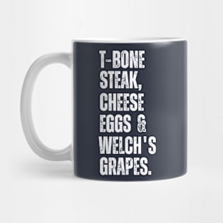 Guest Check - T-Bone Steak, Cheese Eggs, Welch's Grape Mug